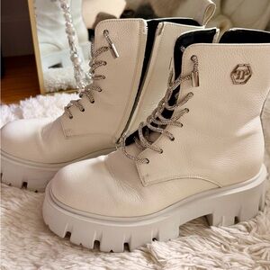 PHILIPP PLEIN  Lace-Up Boots